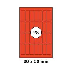 MAYSPIES® Offset Etiketten Satin, rot 