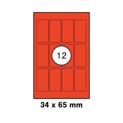 MAYSPIES® Offset Etiketten Satin, rot 