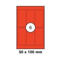 MAYSPIES® Offset Etiketten Satin, rot 