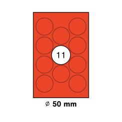 MAYSPIES® Offset Etiketten Satin, rot 